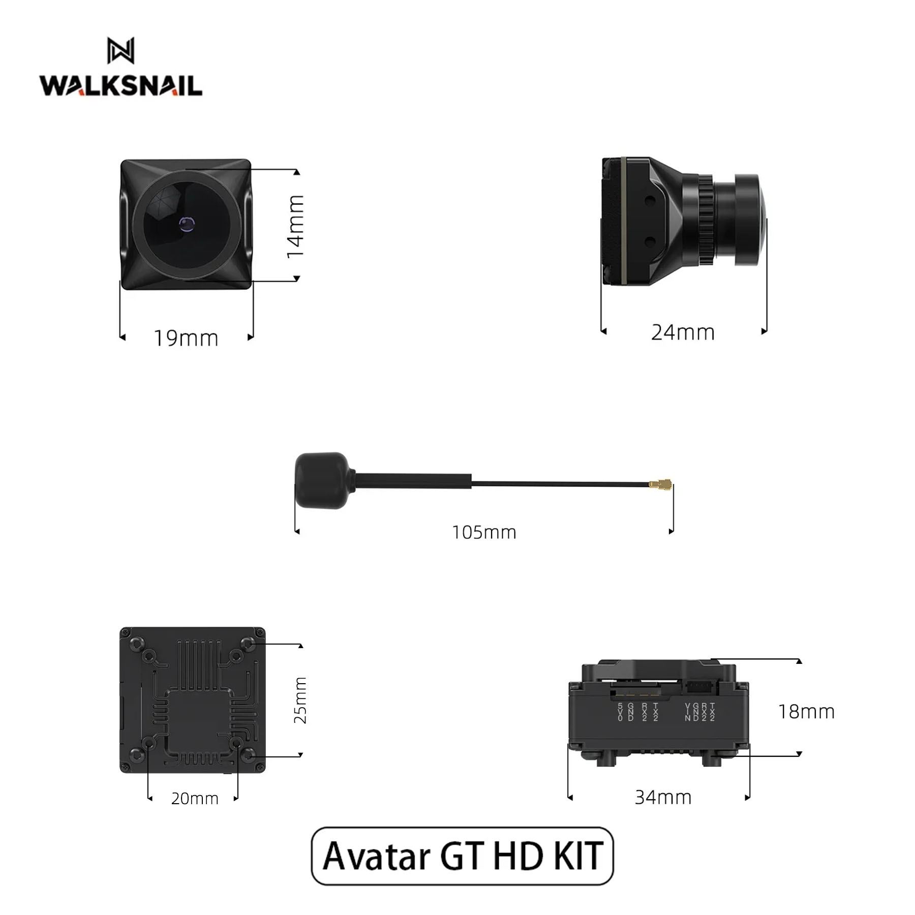 Walksnail Avatar GT HD KIT 2W  – обзор и цена Fpv Drone Kit