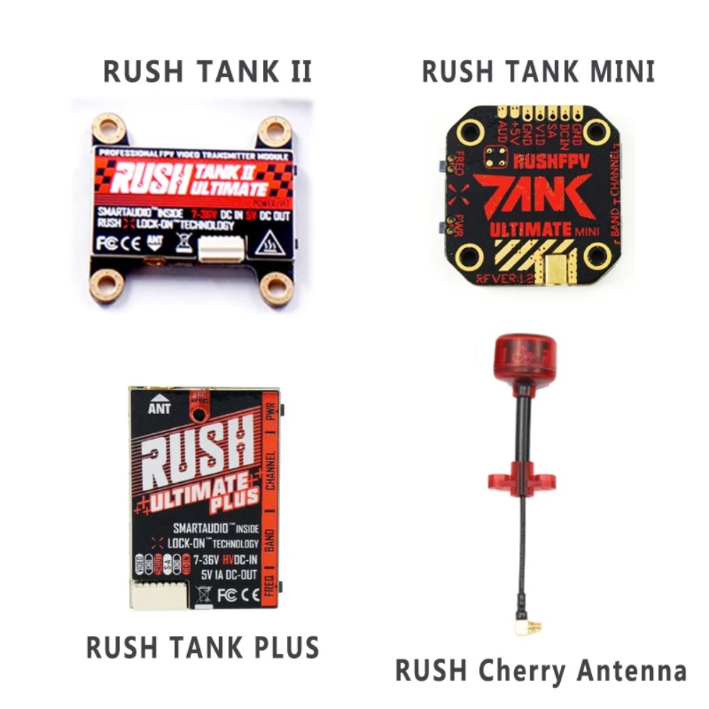 RUSH TANK Ultimate II/Mini/PLU – обзор и цена Fpv Drone Vtx