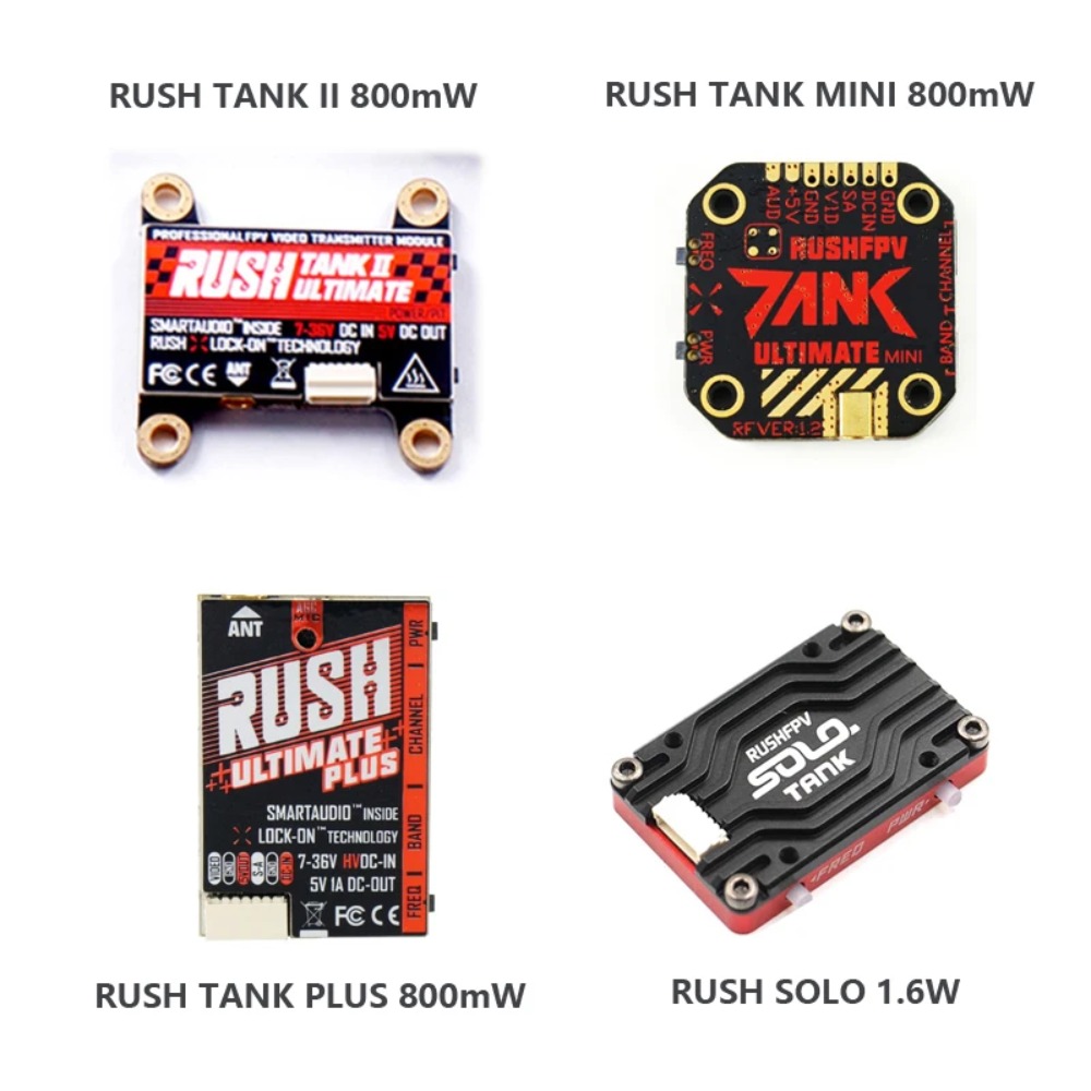 RUSH TANK Ultimate II/Mini/PLU – обзор и цена Fpv Drone Vtx