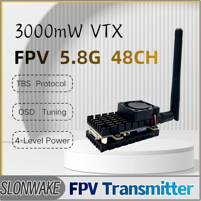 SLONWAKE 5,8G 3000 МВт Модуль  – обзор и цена Fpv Drone Vtx